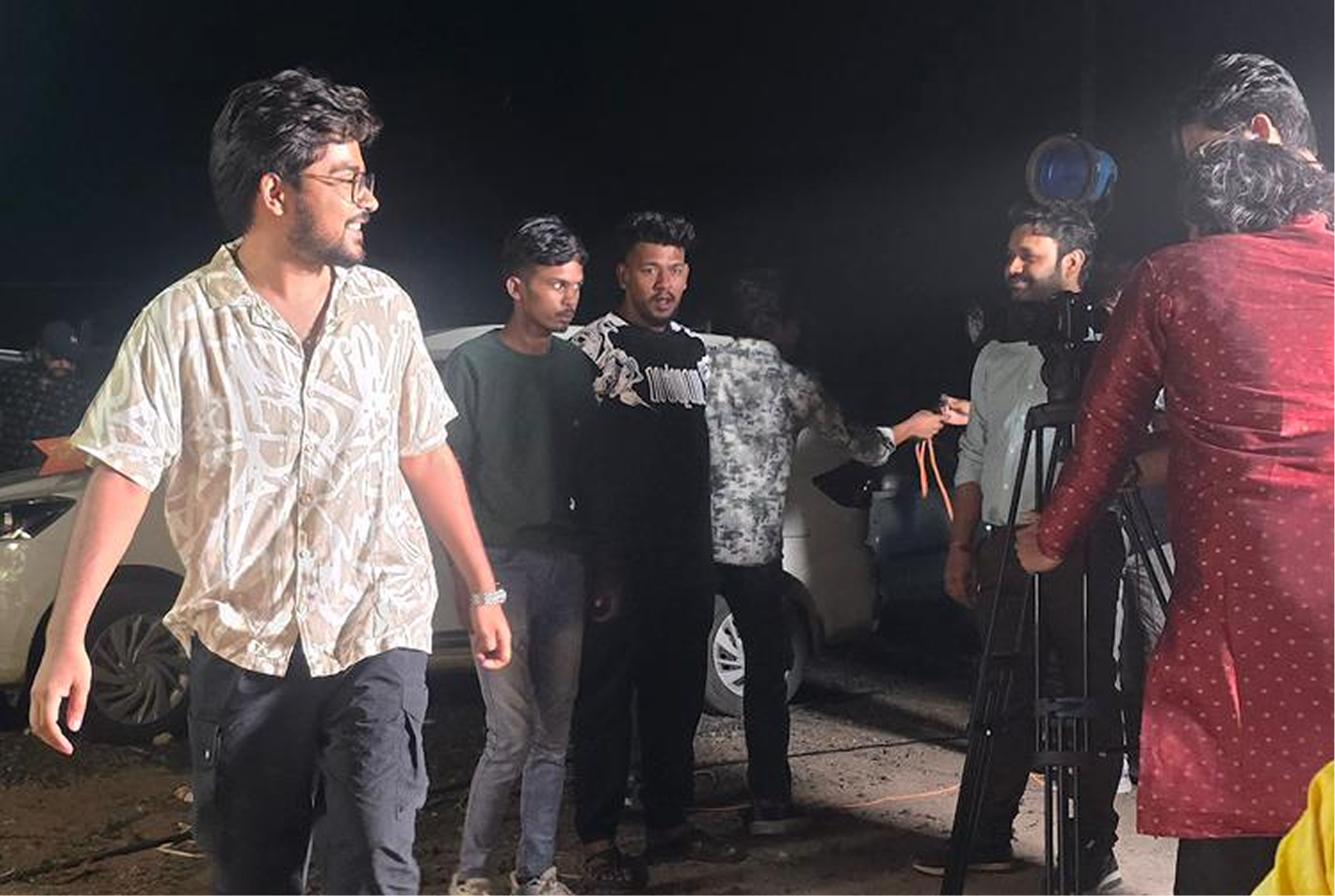 Behind the scenes